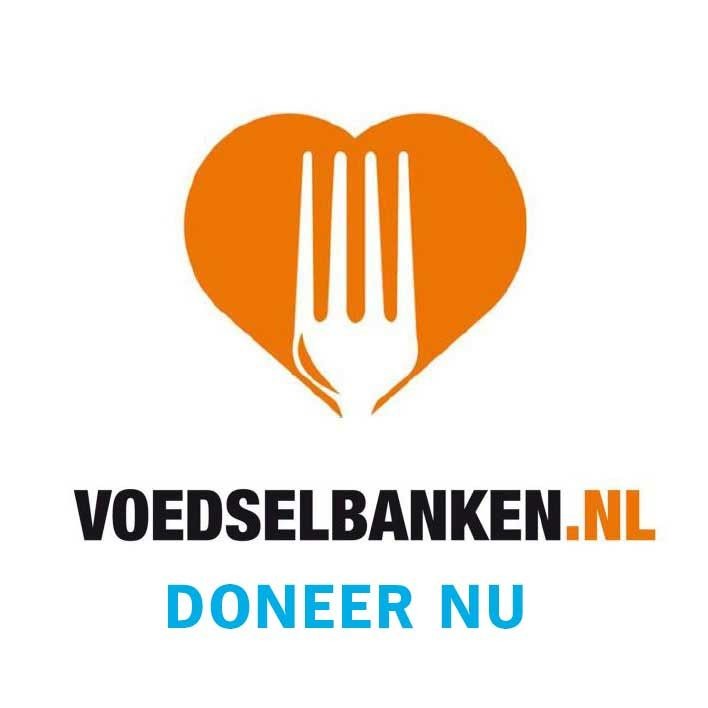 Inzamelkrat voor de voedselbank